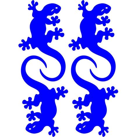 Adesivo Rifrangente Geco (Blu) (1/5)