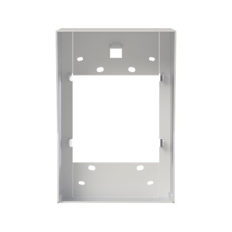 Visière avec cadre montage saillie platine alu 1 colonne 2 modules 2TMA220161A0002 ABB 41022WC-A (1/3)