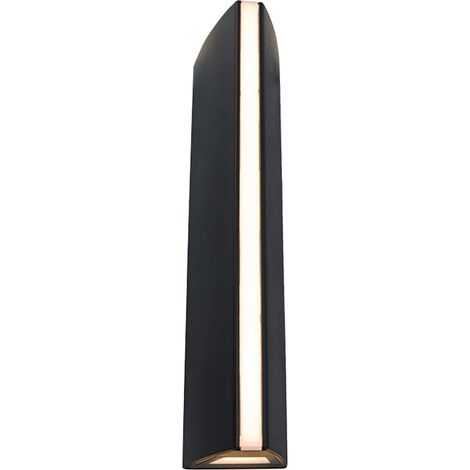 Lampada da parete per esterni a LED LEO nera, 14W, IP54, 3000K, Lutec, codice 5192701330 (1/2)