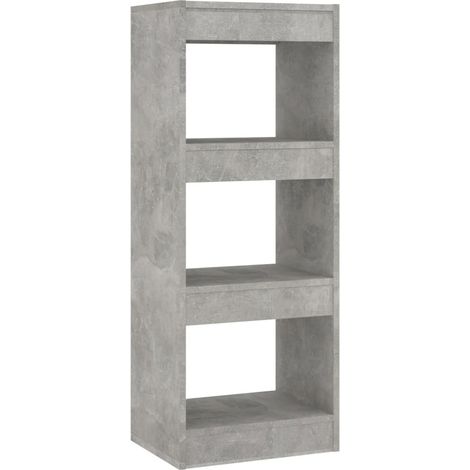 Maison Exclusive - Bücherregal/Raumteiler Betongrau 40x30x103 cm