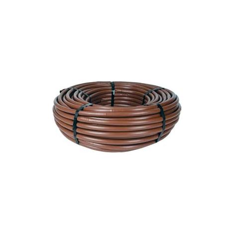ALA GOCCIOLANTE MM.16 COLORE MARRONE- - portata 2 lt./h. rotolo mt.25 fori ogni cm.30 - 1 rotolo