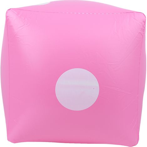 Dé gonflable Dé Portable D'Inté rieur Exté rieur Activité s Fê te Accessoire Jeu Rose (1/5)
