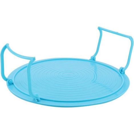 Support de Plateau - Plastique - Pour Four à Micro-ondes et Réfrigérateur - 23,5 x 23,5 x 8 cm - 1 Pièce (1/4)