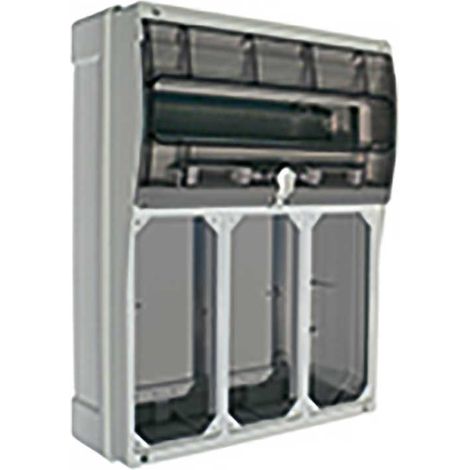 Palazzoli quadro c/sportello trasparente 3 pr.bl.ip66 579743