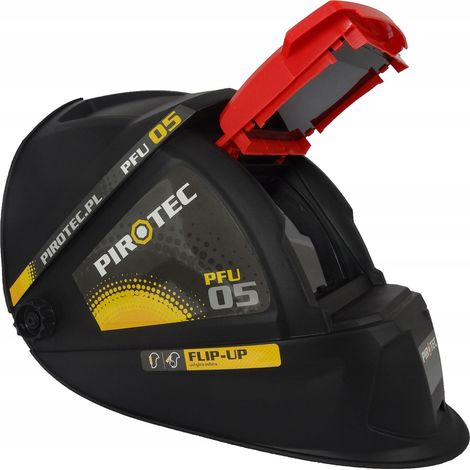 Casco per saldatura PIROTEC PFU 05 con visiera pieghevole grande maschera FL 1 pz. (1/3)