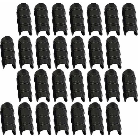 30pcs 32mm Serre Clips,Pinces à Tuyau pour la Fixation des Housses au Jardin Serres,des Films,des Plantes,