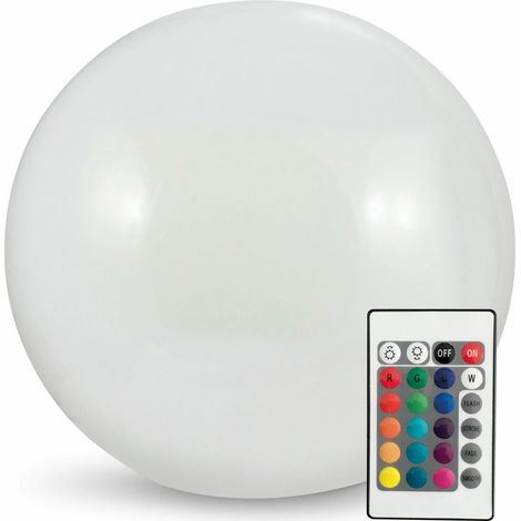 Polux lampada solare da giardino sfera LED RGBW telecomando (1/5)