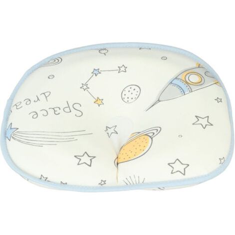 Oreiller Ergonomique pour Bébé en Mousse Mémoire, Coussin Confortable Anti-Transpiration pour Nouveau-né (1/5)