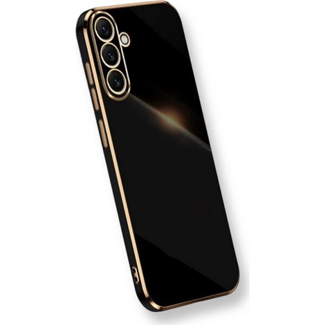 Funda para Samsung Galaxy A25 5G, Glamour CamShield, negra + cristal 9H (1/5)
