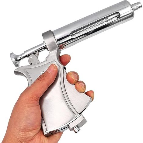 Injecteur à seringue pour bovins, seringue réglable pour animaux, semi-injecteur à injection continue de 50 ml, vaccin pour chevaux, ovins, bovins et porcins, usage vétérinaire (1/5)