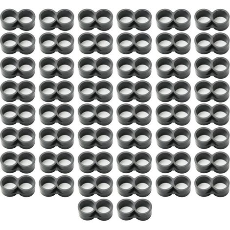 ANILLA FINAL DE LINEA 16MM PACK X 50  PERMITE TAPAR UN EXTREMO DE LA TUBERIA DE RIEGO POR GOTEO DE FORMA FACIL Y RAPIDA DE QUITAR PACK DE 50 UNIDADES  OFERTA EXCLUSIVA (1/2)