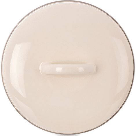 Tapa metálica de acero esmaltado para ollas y sartenes, 16 cm (1/4)