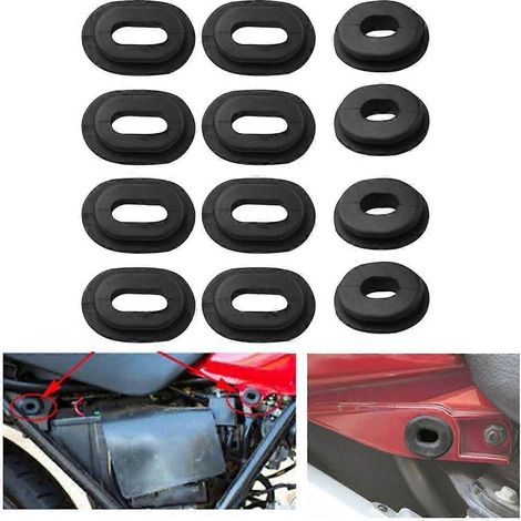 Lot de 12 œillets ovales pour carénages latéraux de moto ZJ125 CG125 (1/4)