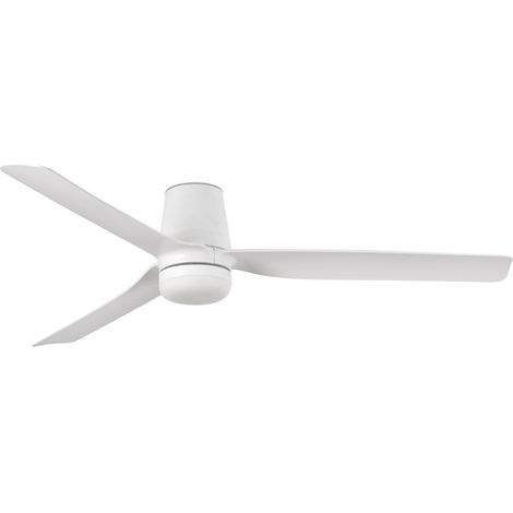 Faro Punt Ventilateur de plafond LED Punt Tub 132 cm Blanc mat CCT (1/2)