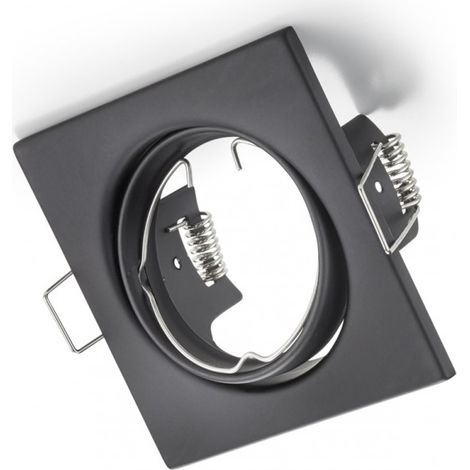 Faretto da Incasso Quadrato Jura 1xGU10 Nero 8x8 cm Trio Lighting (1/2)