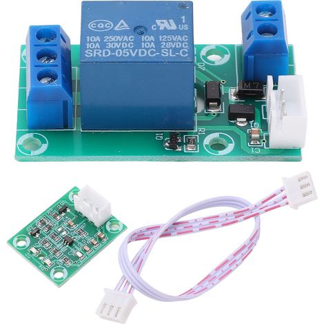 Interrupteur Tactile Capacitif 1 Voie Basse Consommation Module Bouton Touche PC Auto-Verrouillage 5V (1/5)