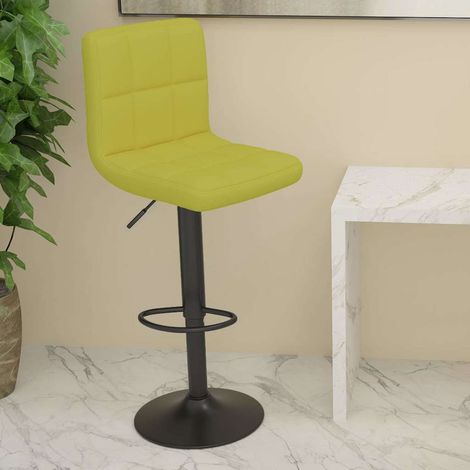 vidaXL Tabouret de bar Vert Tissu (1/5)