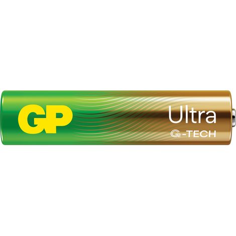 GP - Ultra Alkaline Battery, Size AAA, 24AU/LR03, 1.5V, 24-pack