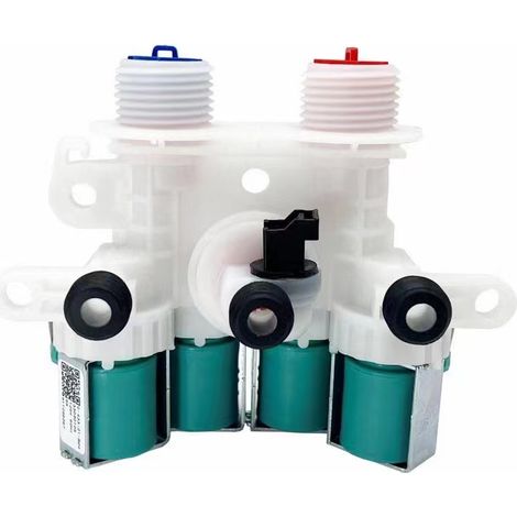 Water inlet solenoid valve for W11165546 four-head washing machine, 120V, new, reference W11096267 (1/5)