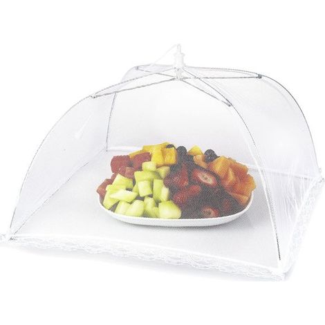 Tenda protettiva per alimenti da esterno in un unico pezzo realizzata in tessuto a rete. Tenda a ombrello pieghevole per picnic, barbecue, campeggio e cucina all'aperto. Rete a scomparsa e (1/5)