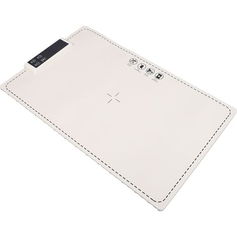 Tapis chauffant alimentaire 38 x 60 cm, 6 niveaux de température, 5 minuteries, verrouillable, en silicone souple, prise UE 220-240 V (1/5)