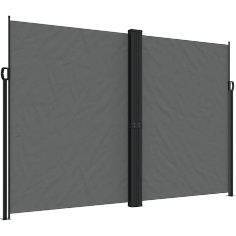 Maison Exclusive - Auvent latéral rétractable anthracite 220x600 cm