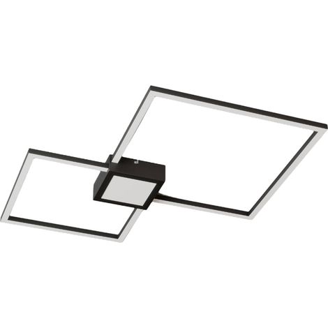 LED Deckenleuchte "Duetto" aus Aluminium dimmbar für Wohnzimmer & Esszimmer von Lindby (1/5)