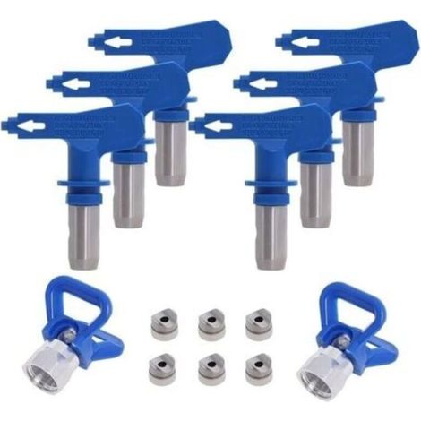 Buse Airless pulvrisation Rversible, 2X Buse sige Garde, Accessoires Buse Airless pour Pistolet Peinture Haute Pression (Tapez 211, 315, 417, 517, 515, 523) (1/5)