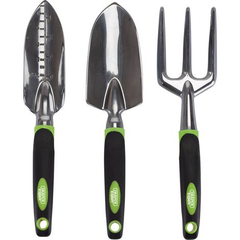 Draper 08992 - Aluminium Hand Fork and Trowel Set (3 Piece)