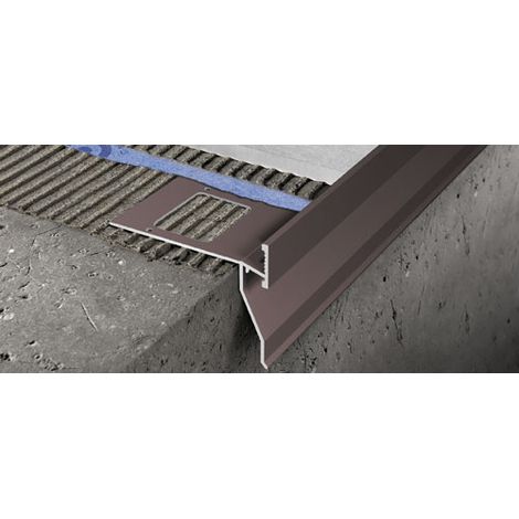 Progress proterrace drain angolo esterno fdp h.12,5 mm. testa di moro ml.2,70