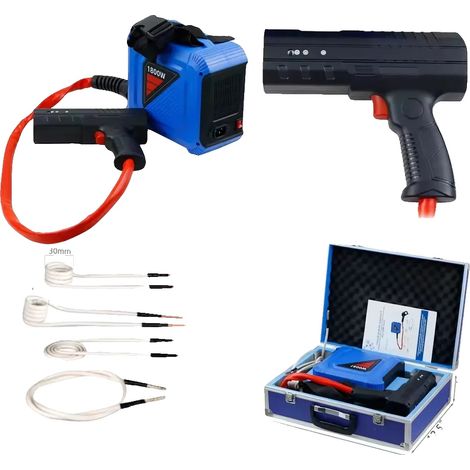 Chauffage par induction, puissance de 1800W, design portable, Boîte en aluminium 1800W, Prise EU (1/2)