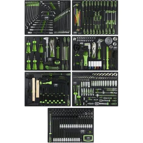 JBM 54720 Set di 7 termoformati con utensili 395 Pz. (1/2)