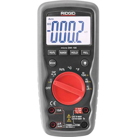 RIDGID DM-100 Micro Digital Multimeter 37423 (1/3)