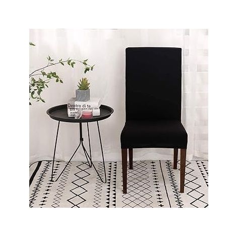 Housse de chaise monobloc, extensible, amovible et lavable, style moderne (1/5)