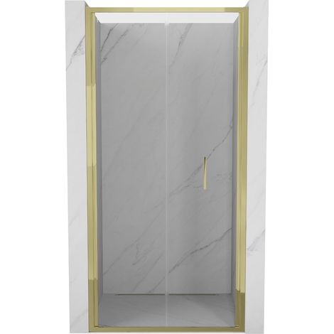 Mexen Exo puerta de ducha plegable 65 cm, transparente, dorado - 816-065-000-50-00 (1/5)