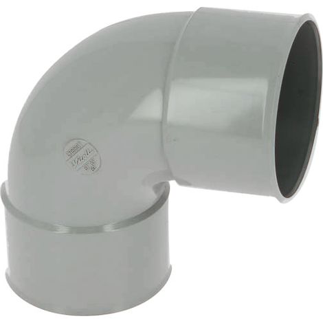NICOLL Coude ff 87°30 Ø80 gris