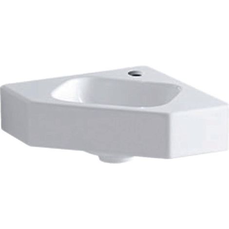 Lave-mains d'angle iCon pied longueur 330 mm blanc GEBERIT KT