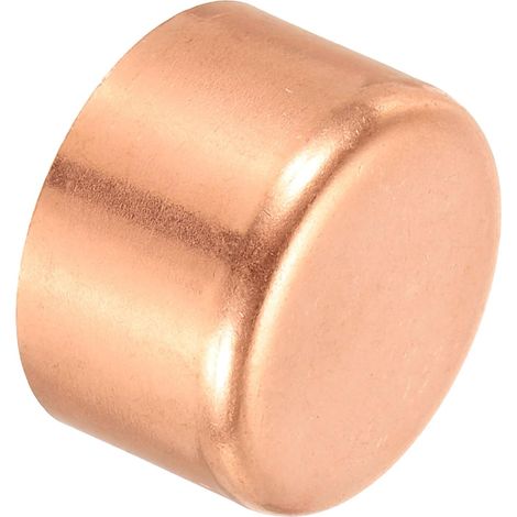 Capuchon de Tuyaux Cuivre 2pcs, Bouchons d'Extrémité Raccord, Embouts Tuyau pour Soudage Raccordements Plomberie Tube Climatisation, 19.07x17mm (Diametre x Hauteur) - 1-5/8 Inch (1/5)