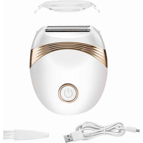APEX Rasoir électrique ,Tondeuse Bikini,épilateur Humide et Sec pour Jambes,Corps, aisselles et pubien,Portable,Rechargeable par USB