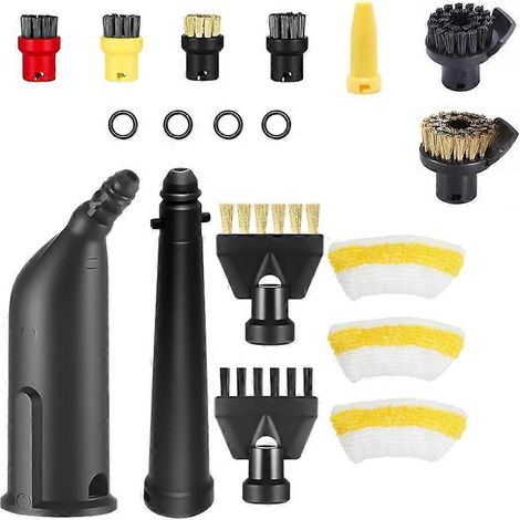 Kit de brosses rondes et buses d'extension vapeur de rechange pour nettoyeur vapeur Kärcher SC2/SC3 Easyfix (1/5)