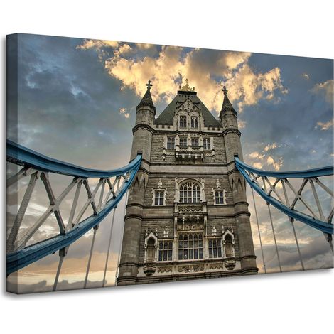 Leinwanddruck Architektur Bridge of England 90x60 cm