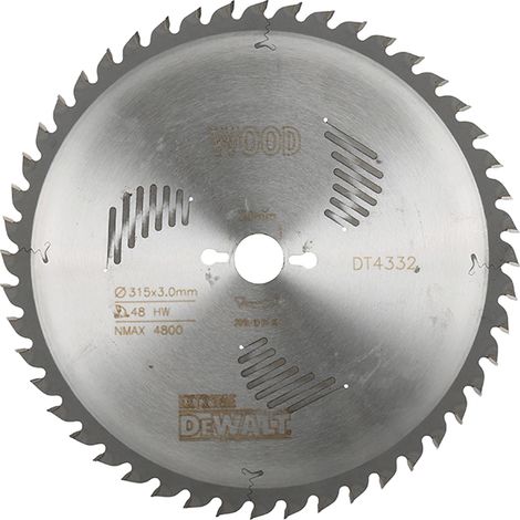 DEWALT Series 60 Circular Saw Blade 315 x 30mm x 48T DEWDT4332QZ