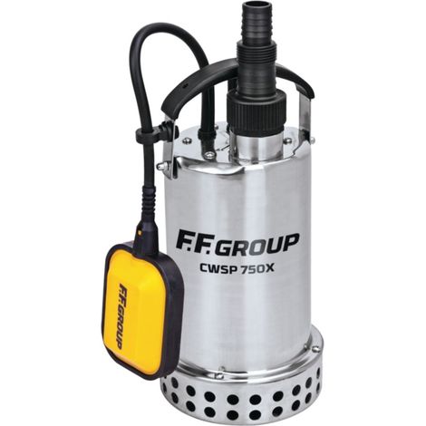 Ff-group cwsp 750x da 750w elettropompa sommersa inox per drenaggio (1/5)
