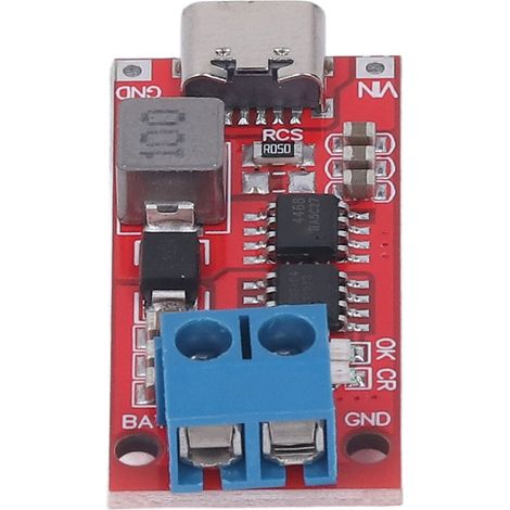 18650 Lithium-Akku-Ladegerät Modul Typ C Automatisches Lade-PCB 4S Boost-Modul DC 3–6 V bis 16,8 V Eingangsstrom 2 A Ladestrom 0,56 A (1/5)