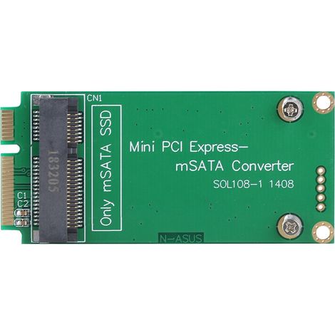 Adaptateur Convertisseur Carte Riser Mini PCIE SSD mSATA vers SATA pour Ordinateur Portable ASUS (1/5)