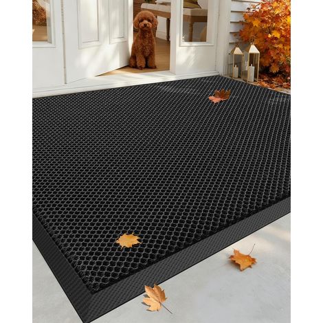 1 Tapis Extérieur Antidérapant Nylon Séchage Rapide Fond Caoutchouc Entrée Patio 91x152 cm (1/5)