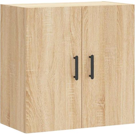 Armadietto a muro Mobile a Parete Rovere Sonoma 60x31x60 cm Legno Multistrato DAS744589 (1/5)