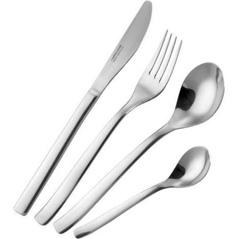 Couverts en acier pour table, lot de 24 pièces, Banquet, Tescoma