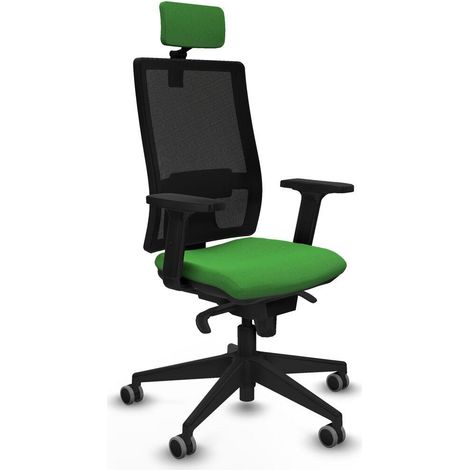 Piqueras et Crespo 2D066G2 Chaise de bureau verte ergonomique (1/3)