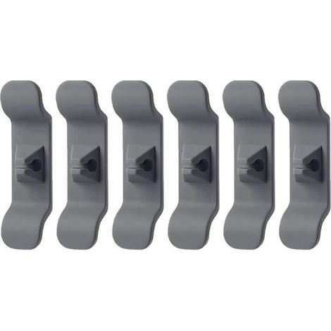 Kabelorganisator für Haushaltsgeräte 6er-Set Selbstklebende Kabelclips Kabelhalter Kabelführungen Kabelkürzer Kabelaufwickler Geeignet für (1/5)